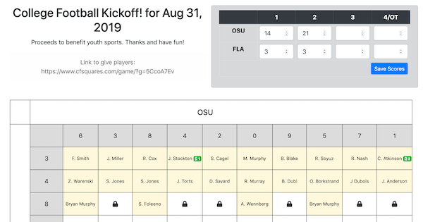 Update the Scoreboard